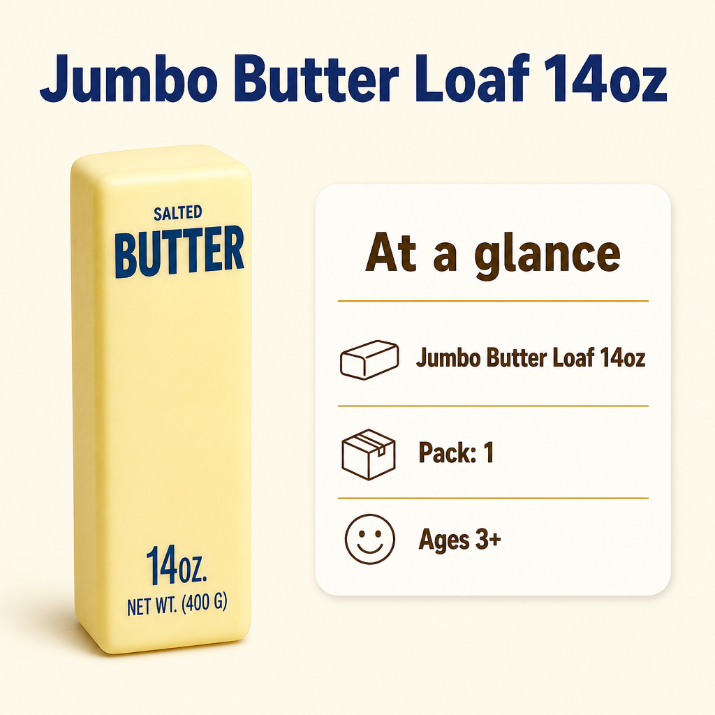 Jumbo Butter Loaf specifications