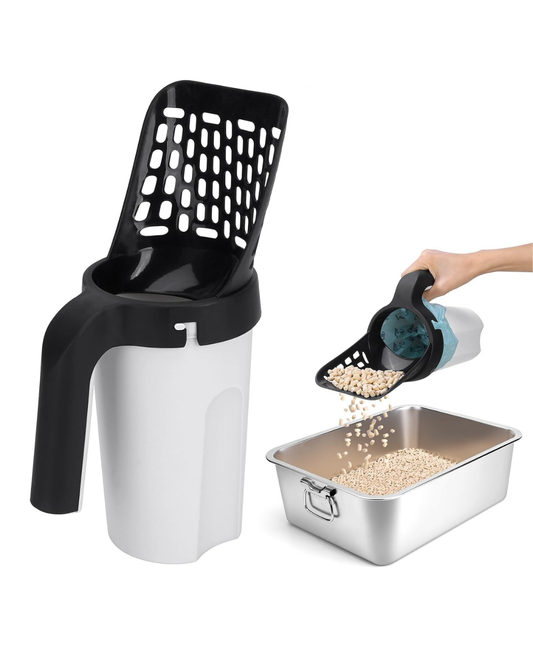 Self-Bagging Cat Litter Scoop