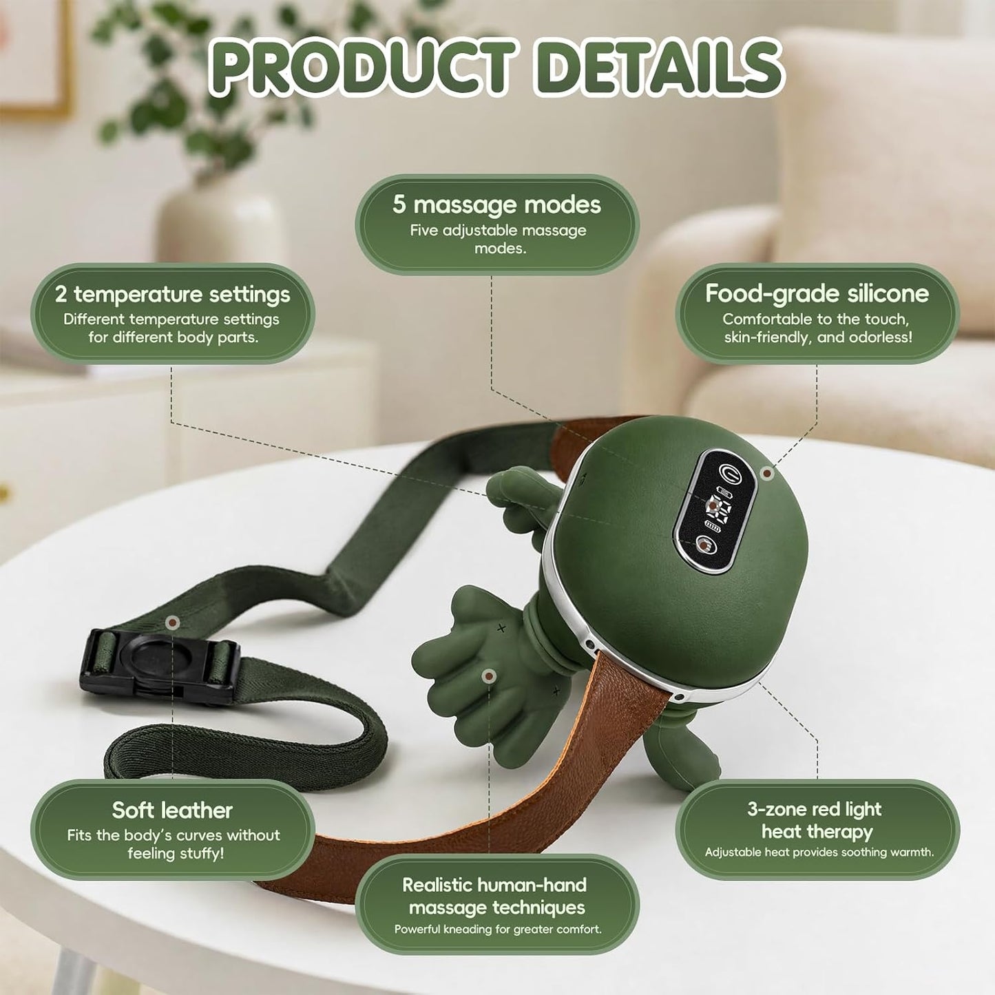 4D Hand-Grip Neck & Back Massager