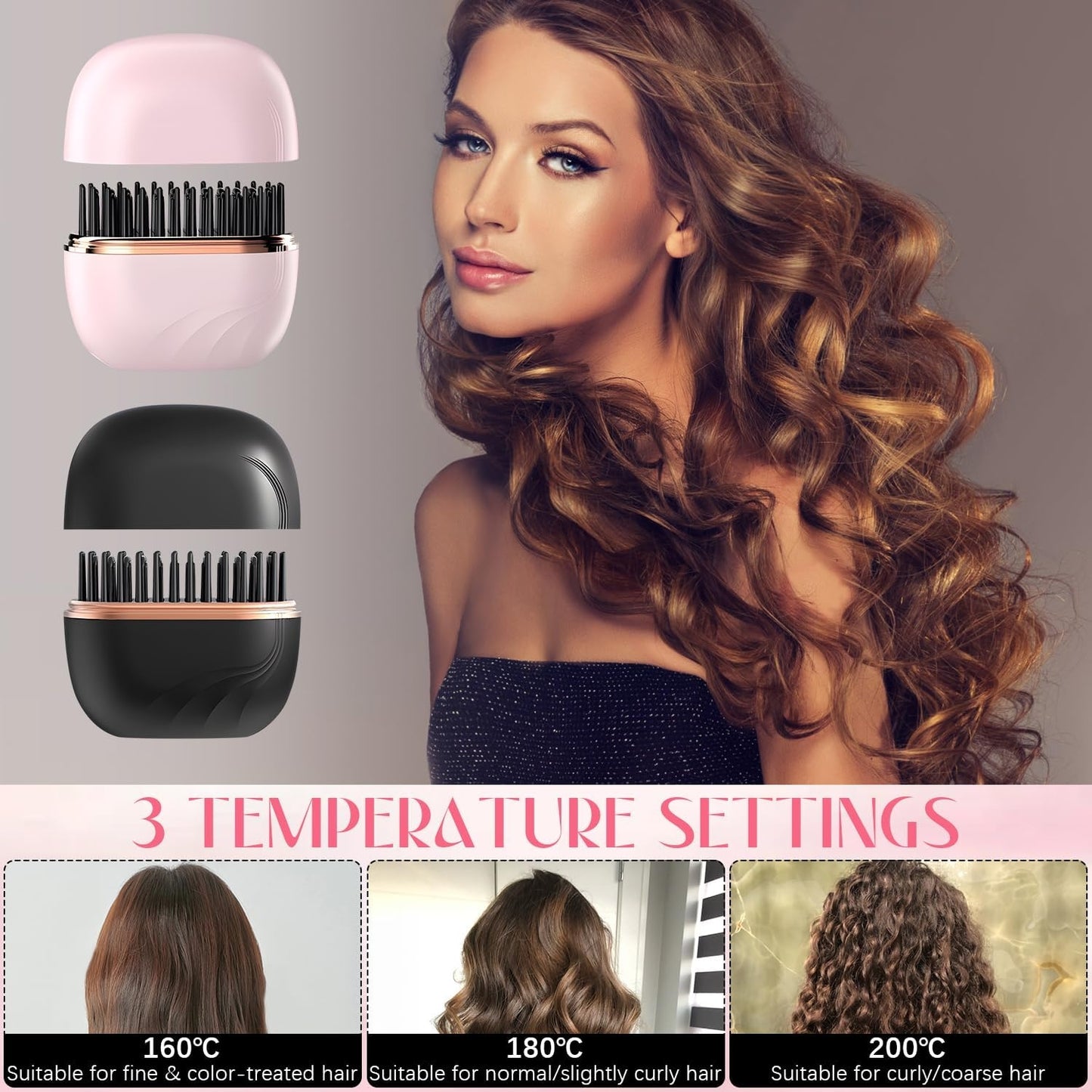 Mini Cordless Hair Straightener