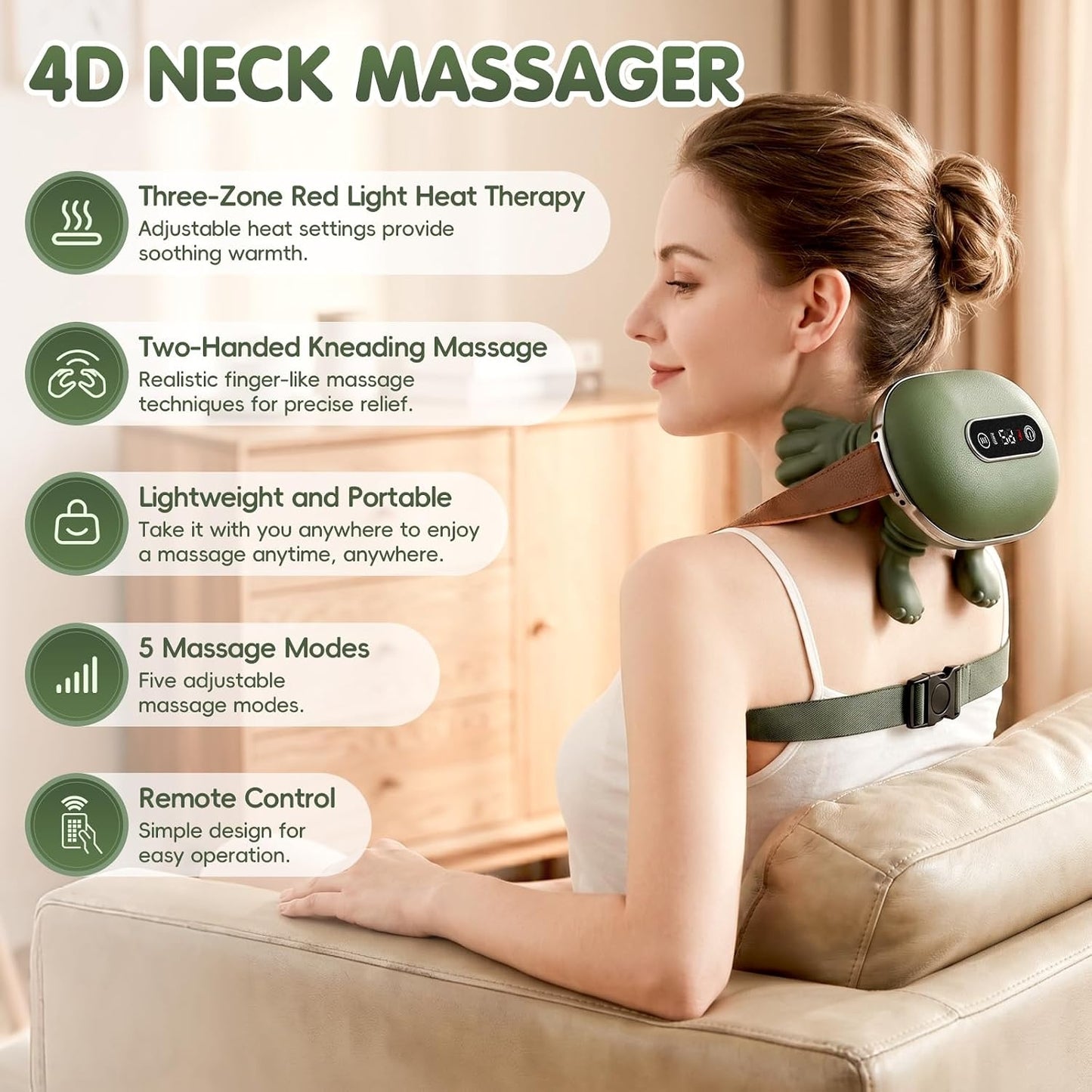 4D Hand-Grip Neck & Back Massager