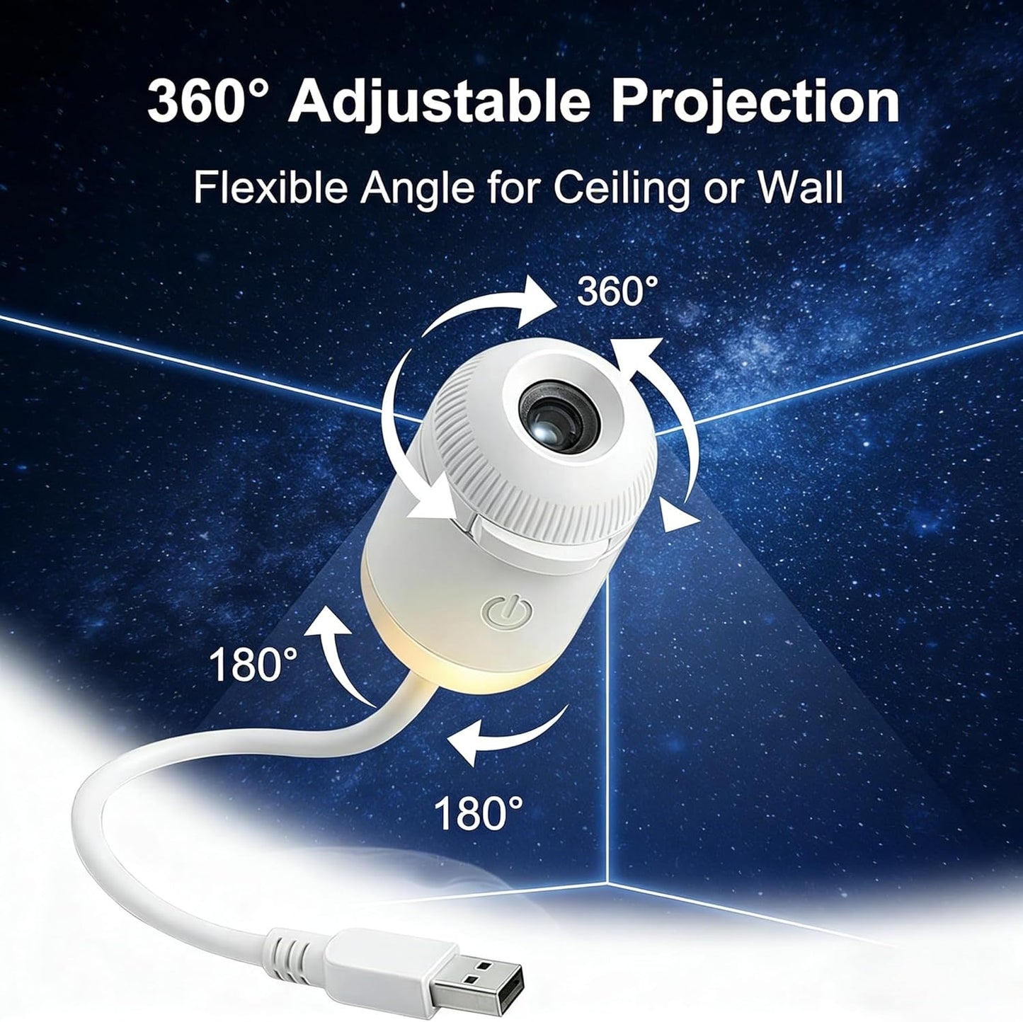 Galaxy Star Projector Night Light