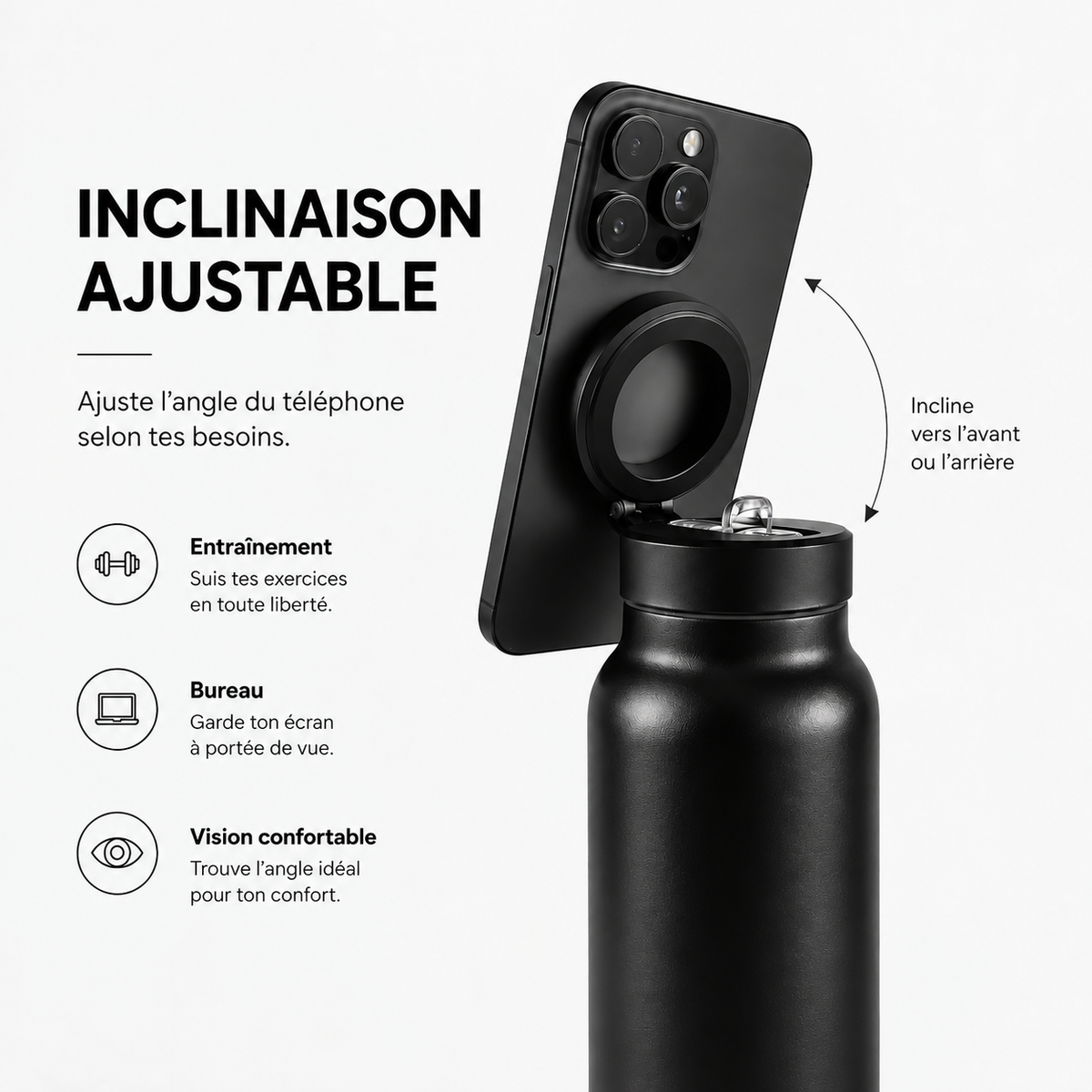 MagSafe Phone Stand Water Bottle