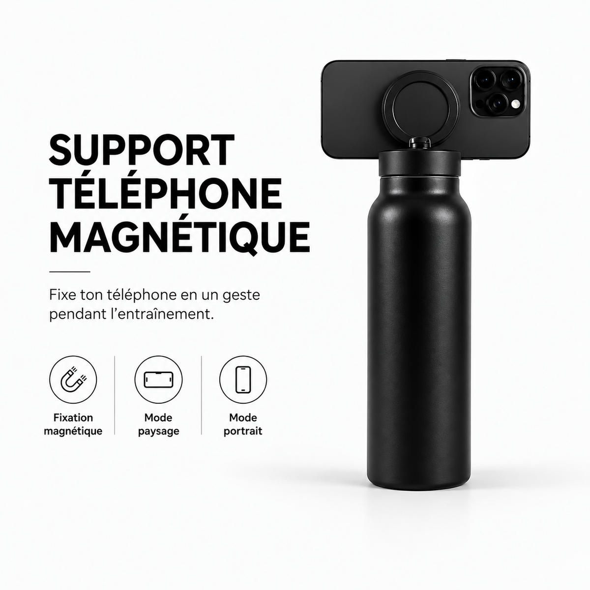 MagSafe Phone Stand Water Bottle