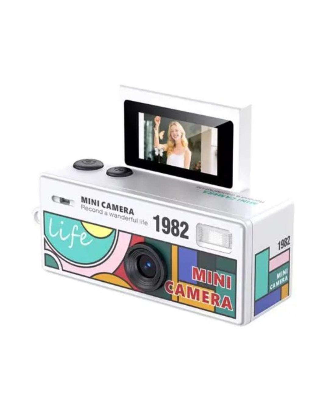 Mini Retro Camera with HD Flip Screen