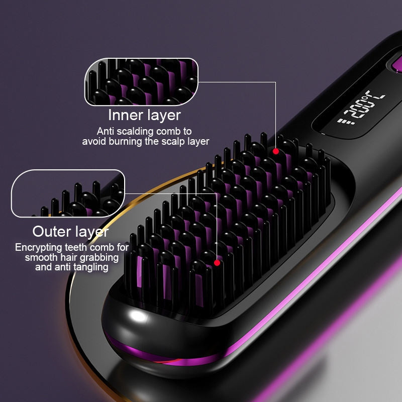 2 in 1 Ceramic Hot Comb
