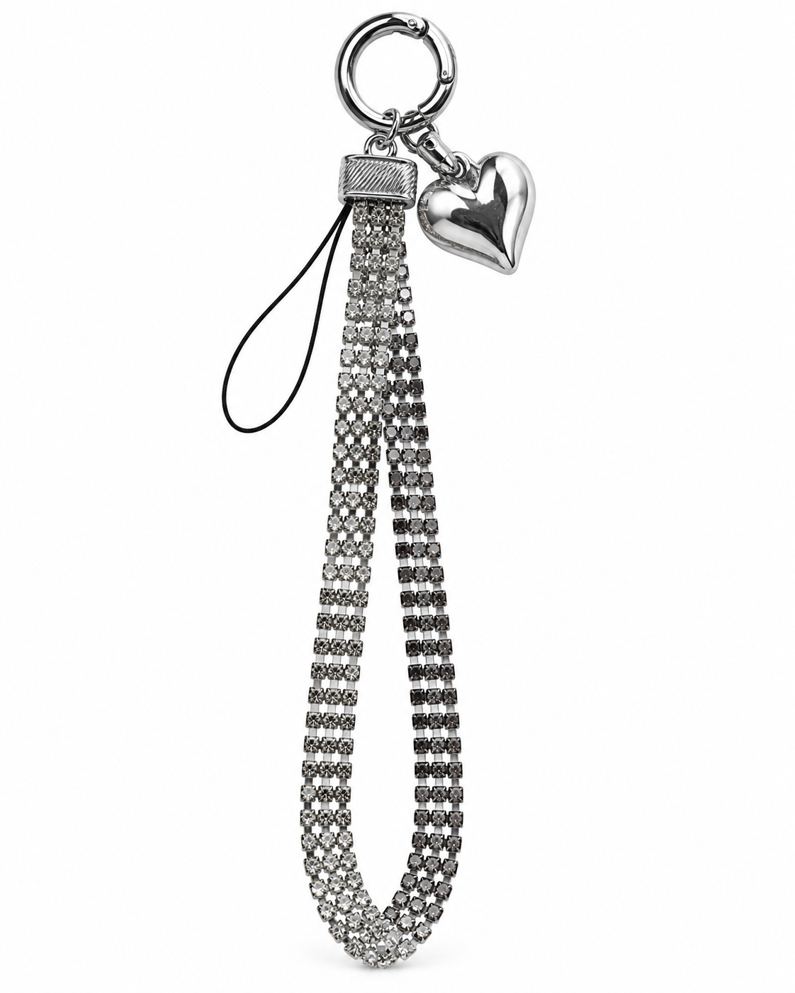 Emerald Crystal Phone Charm