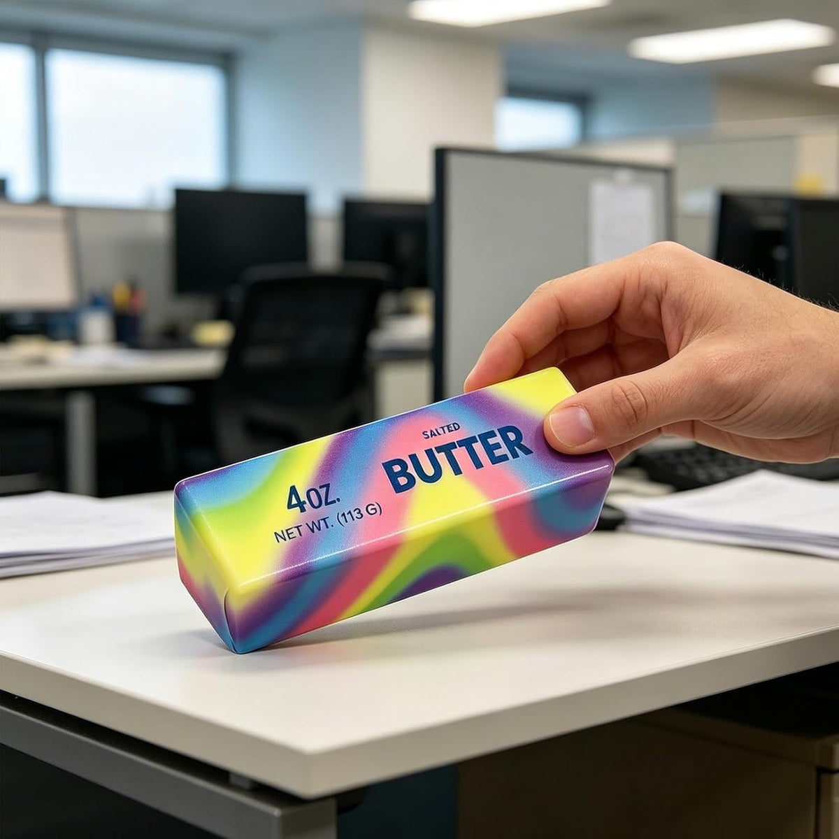 Rainbow Butter Squishy - Slow Rise