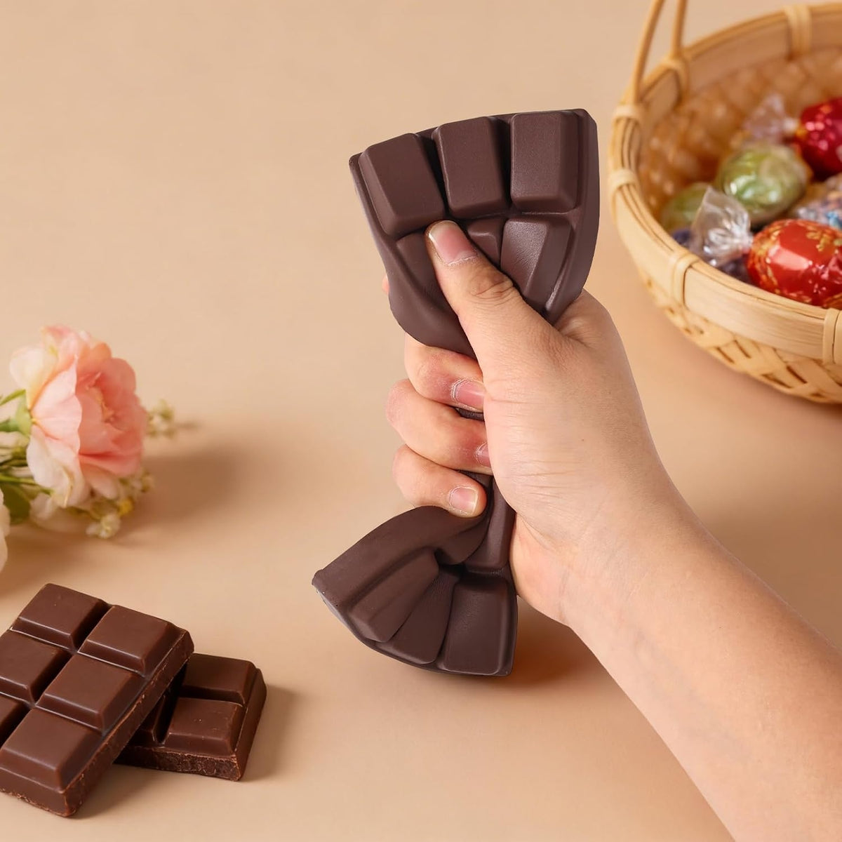 Chocolate Bar Squishy - Slow Rise