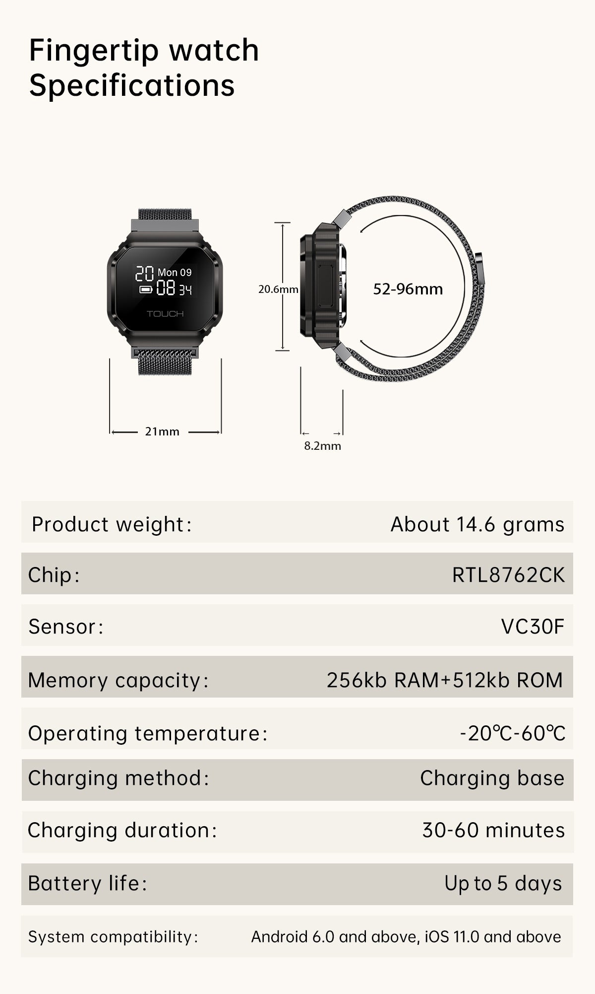 Smart Ring with Health Tracking