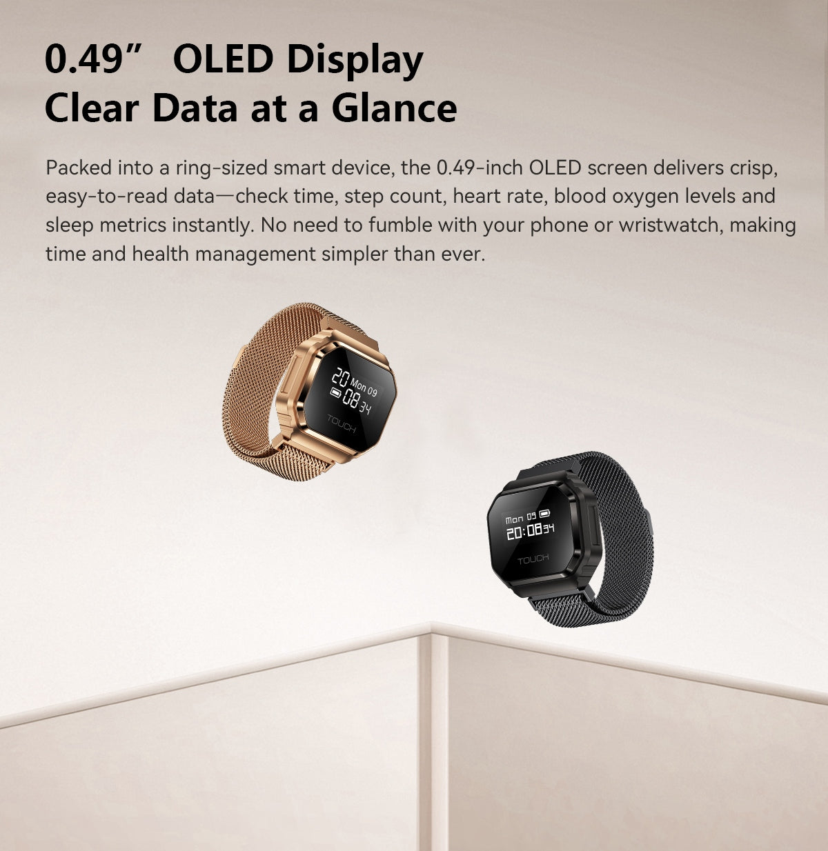 Smart Ring with Health Tracking