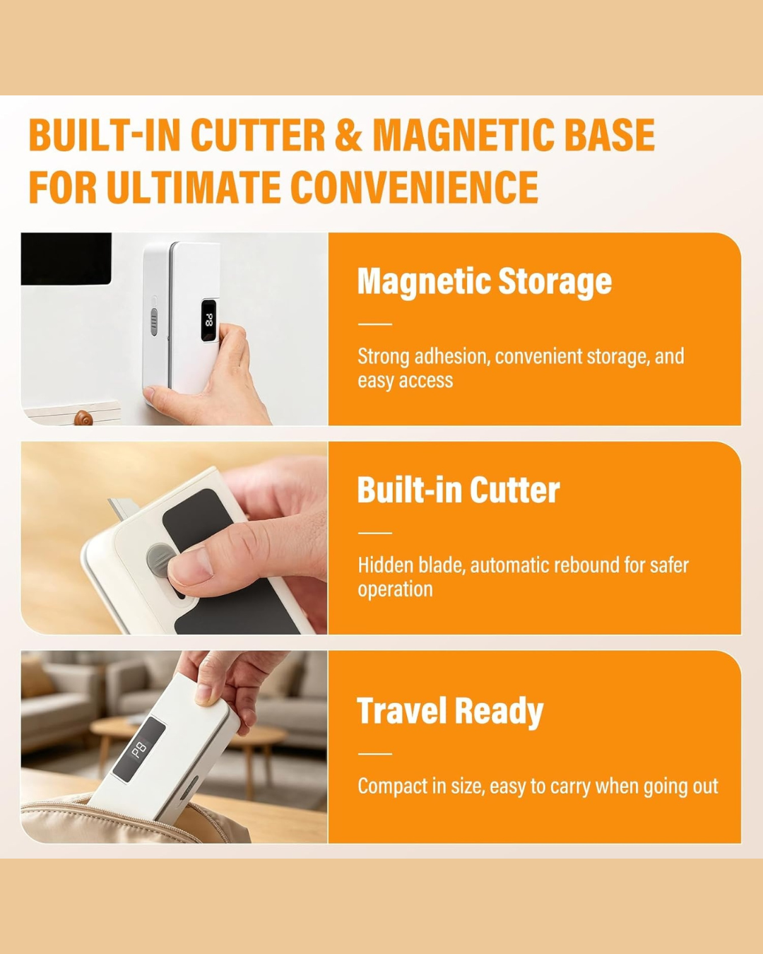 Rechargeable Magnetic Bag Sealer