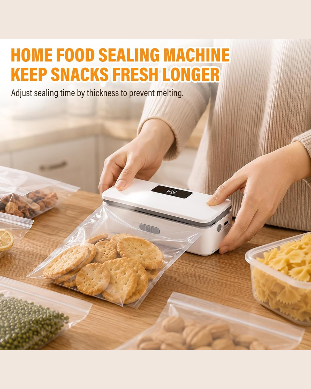 Rechargeable Magnetic Bag Sealer